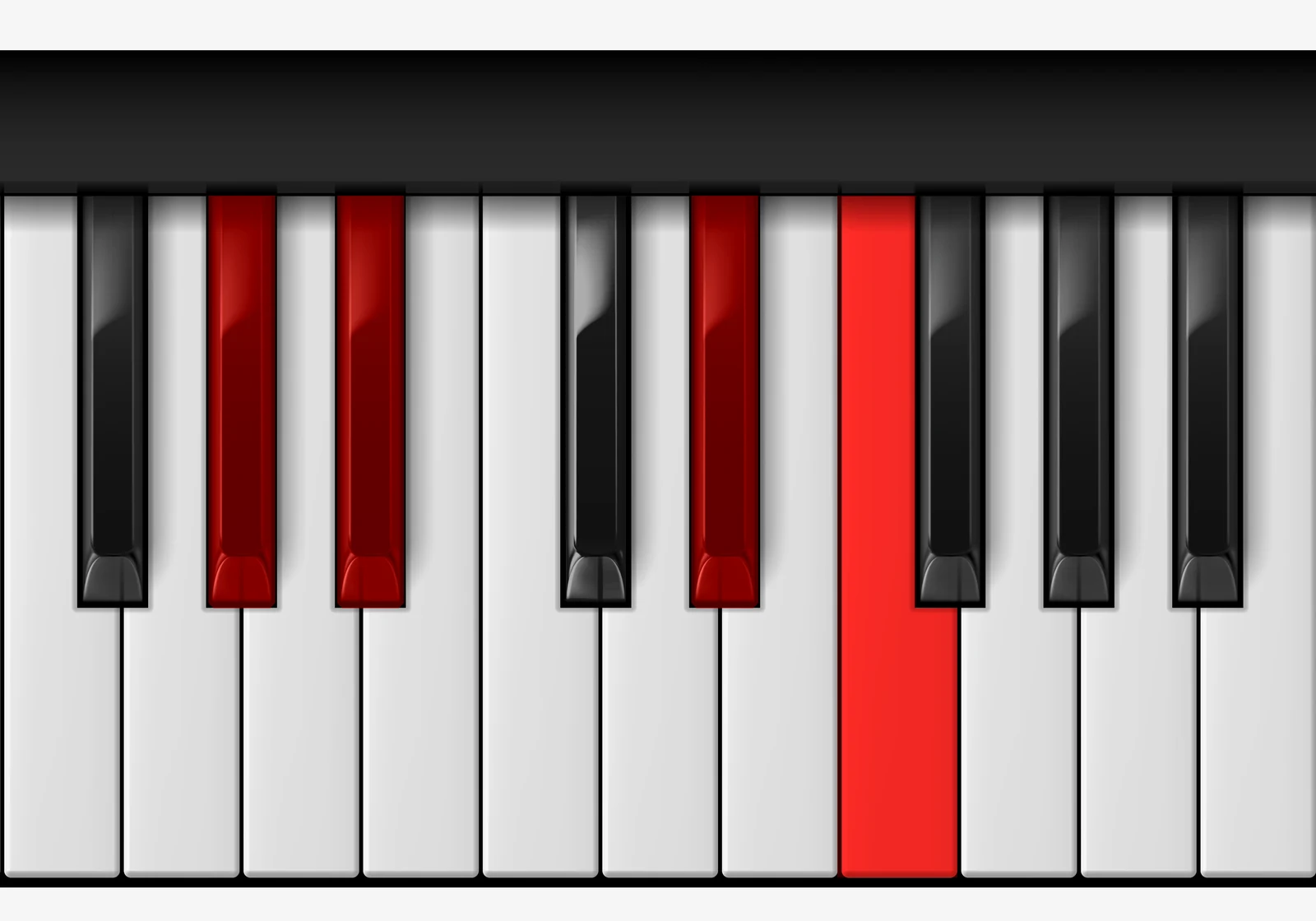 A# 7sus4 piano chord, 3rd inversion — G♯, A♯, D♯, E♯