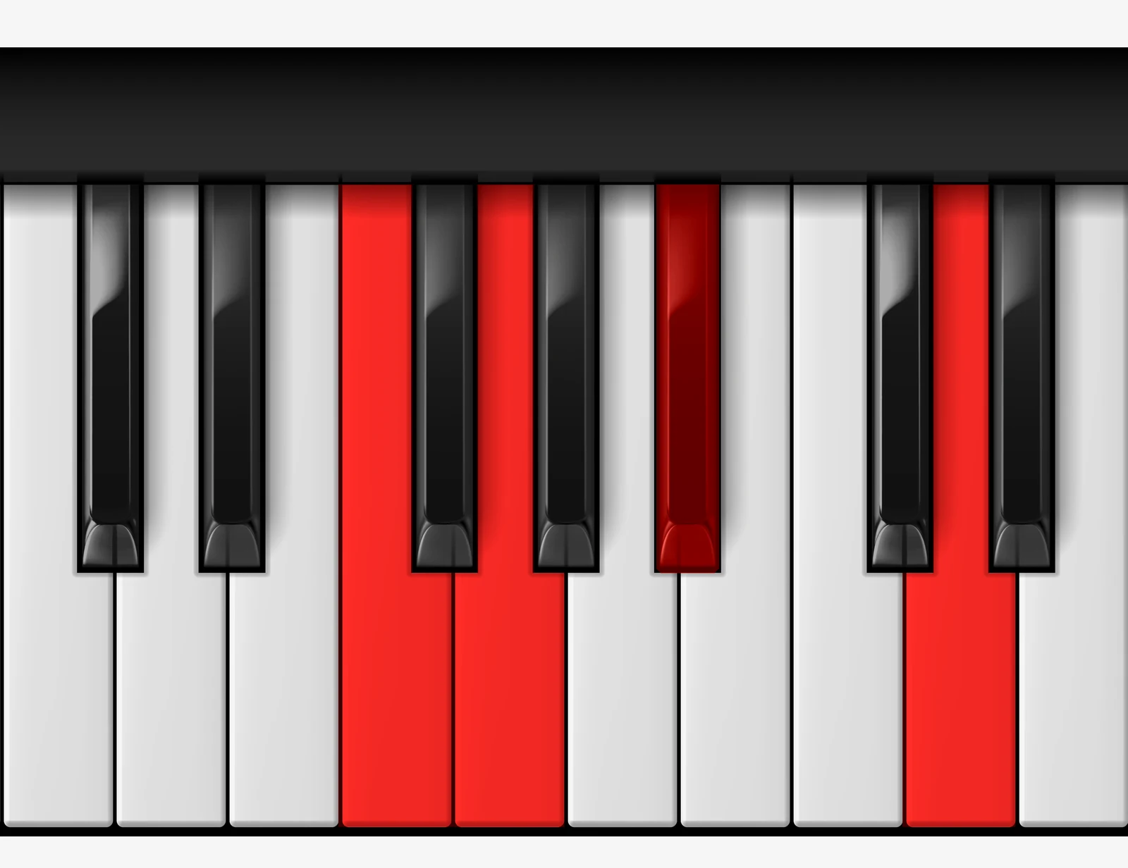 A# Major 6 piano chord, 2nd inversion — E♯, Fx, A♯, Cx