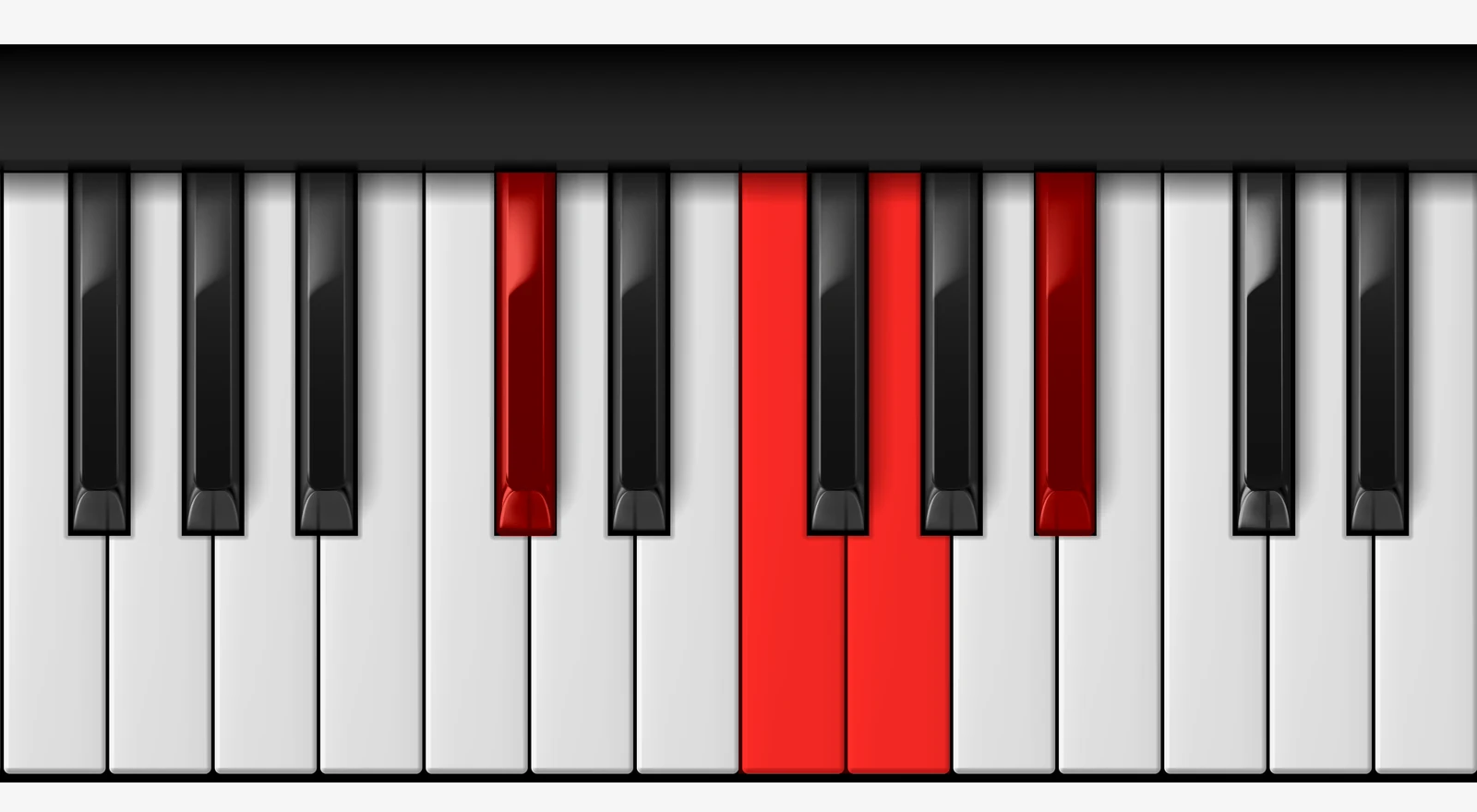 A# Minor 6th piano chord, 1st inversion — C♯, E♯, Fx, A♯