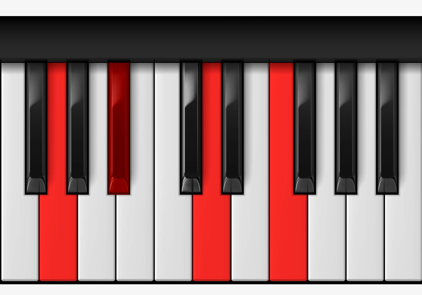 Bb Major 6 piano chord, 3rd inversion — G, B♭, D, F
