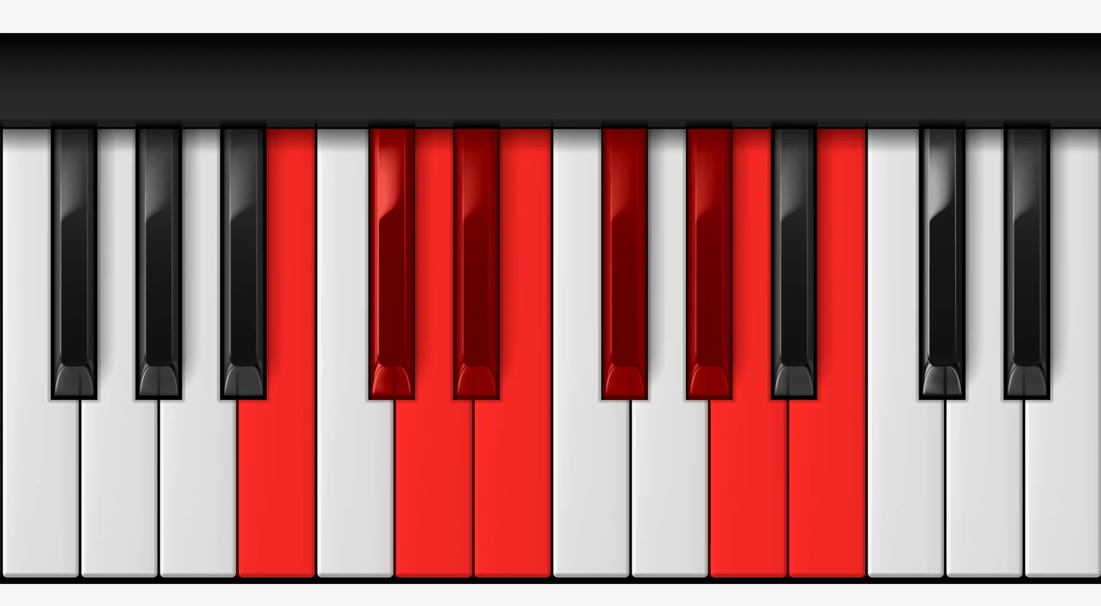 B Minor Bebop Scale on piano — B, C#, D, D#, E, F#, G#, A, B