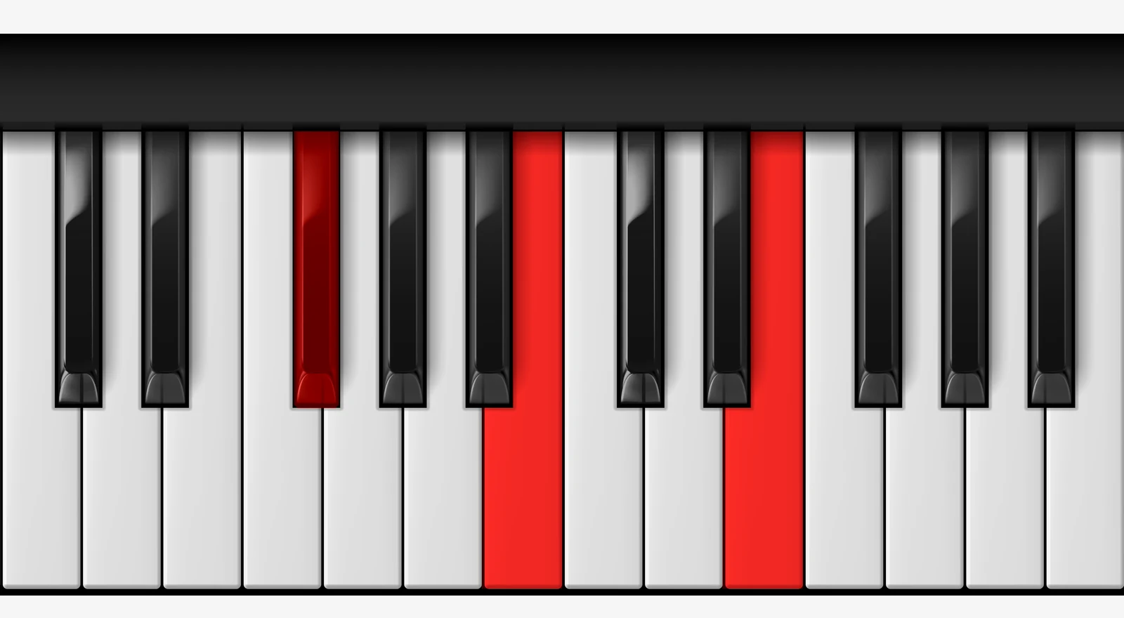 B Suspended 4th piano chord, 2nd inversion — F♯, B, E