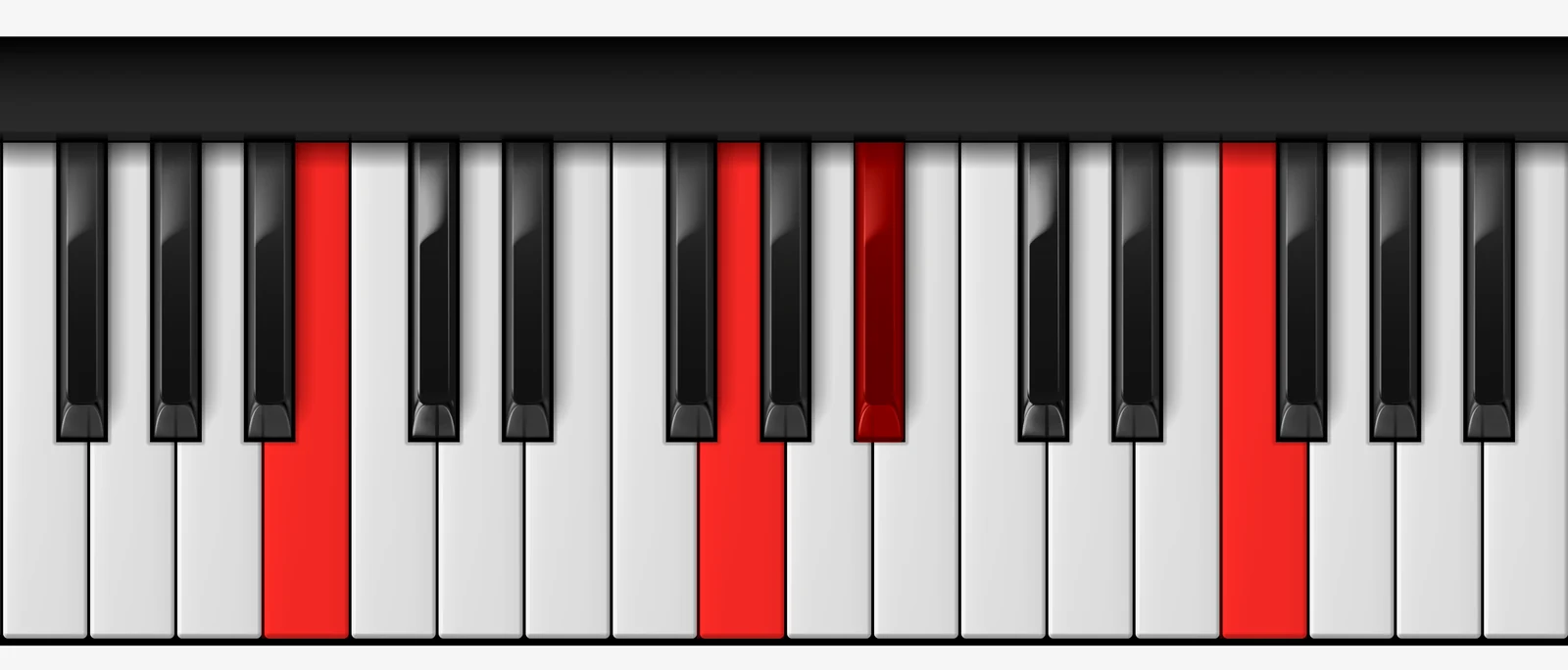 Cb 7sus4 piano chord, 2nd inversion — G♭, B♭♭, C♭, F♭