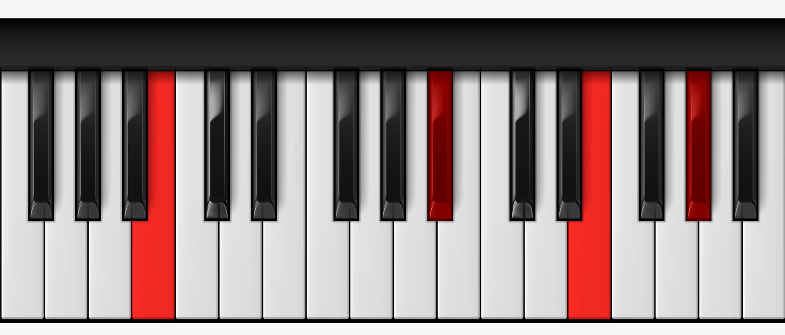 Cb Augmented 7th piano chord, 2nd inversion — G, B♭♭, C♭, E♭