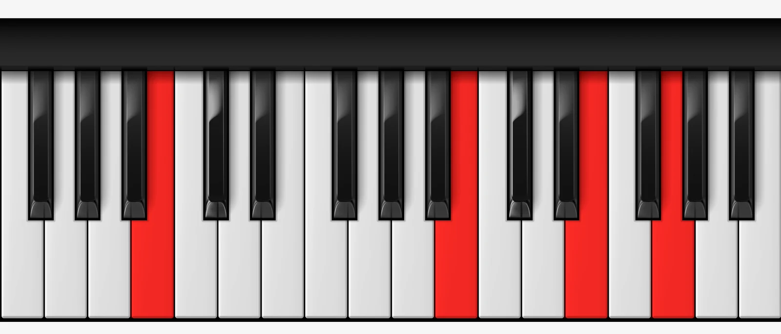 Cb Major 7th piano chord, 2nd inversion — G♭, B♭, C♭, E♭