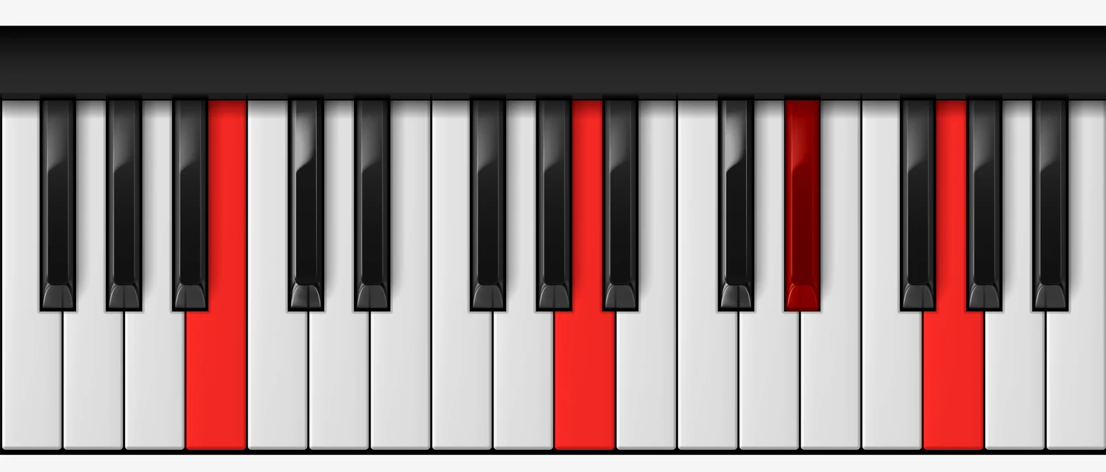 Cb Minor 6th piano chord, 2nd inversion — G♭, A♭, C♭, E♭♭