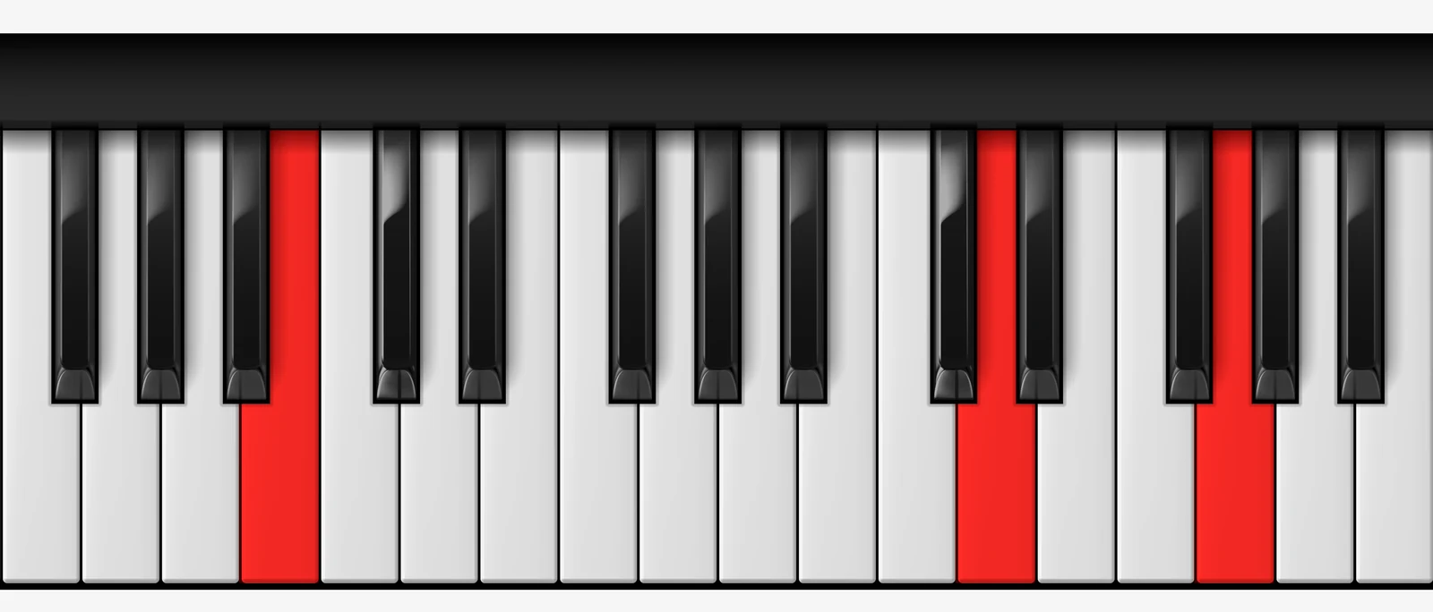 Cb Suspended 2nd piano chord, 2nd inversion — G♭, C♭, D♭