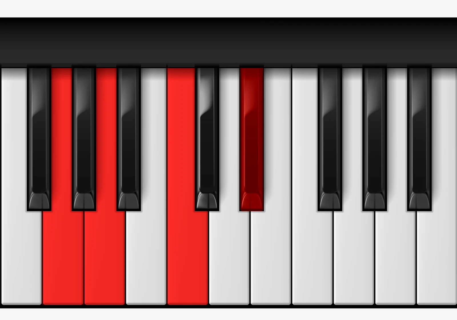 C Minor 6th piano chord, 2nd inversion — G, A, C, Eb
