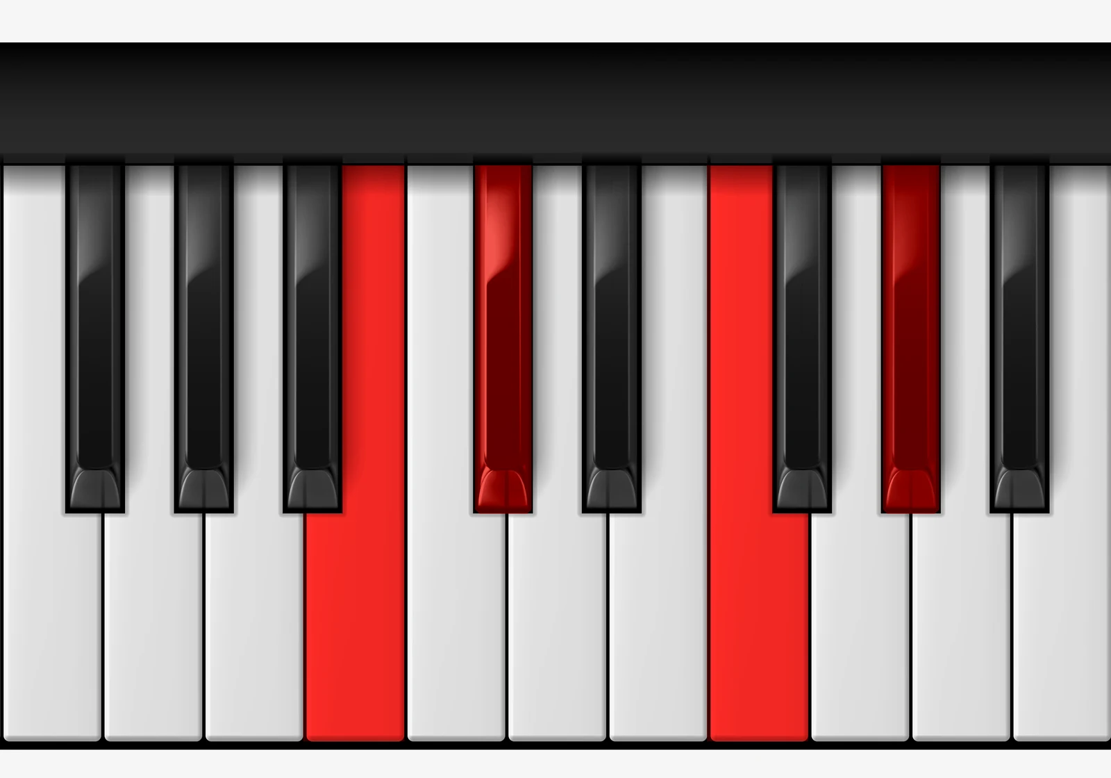 C# Dominant 7th piano chord, 3rd inversion — B, C♯, E♯, G♯