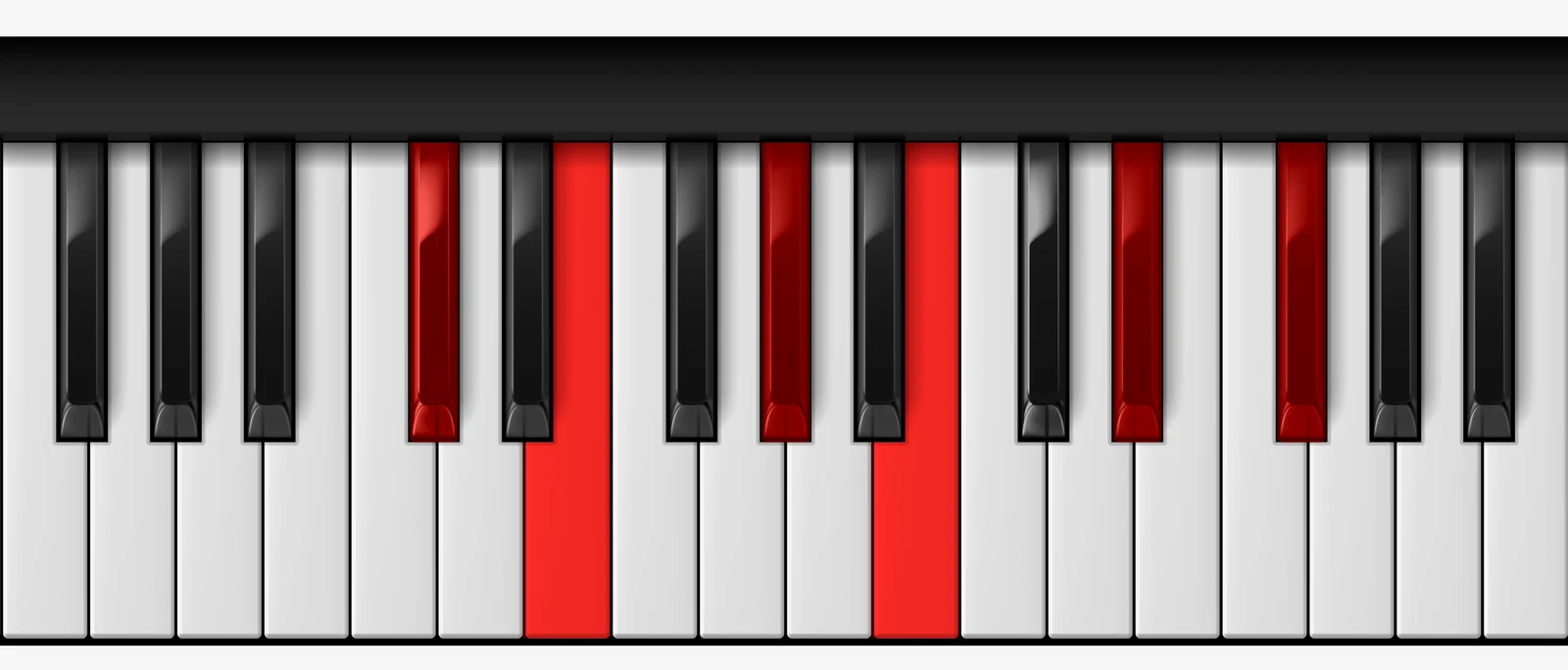 C# Minor 11th piano chord, root position — C#, E, G#, B, D#, F#