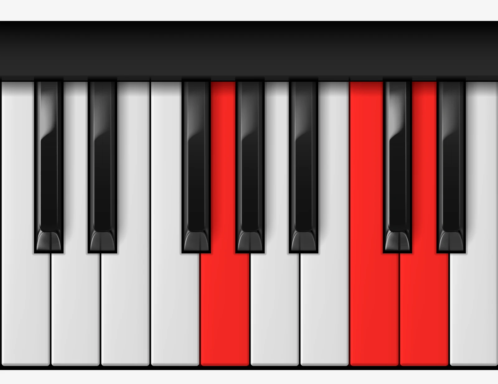 C Suspended 2nd piano chord, 2nd inversion — G, C, D