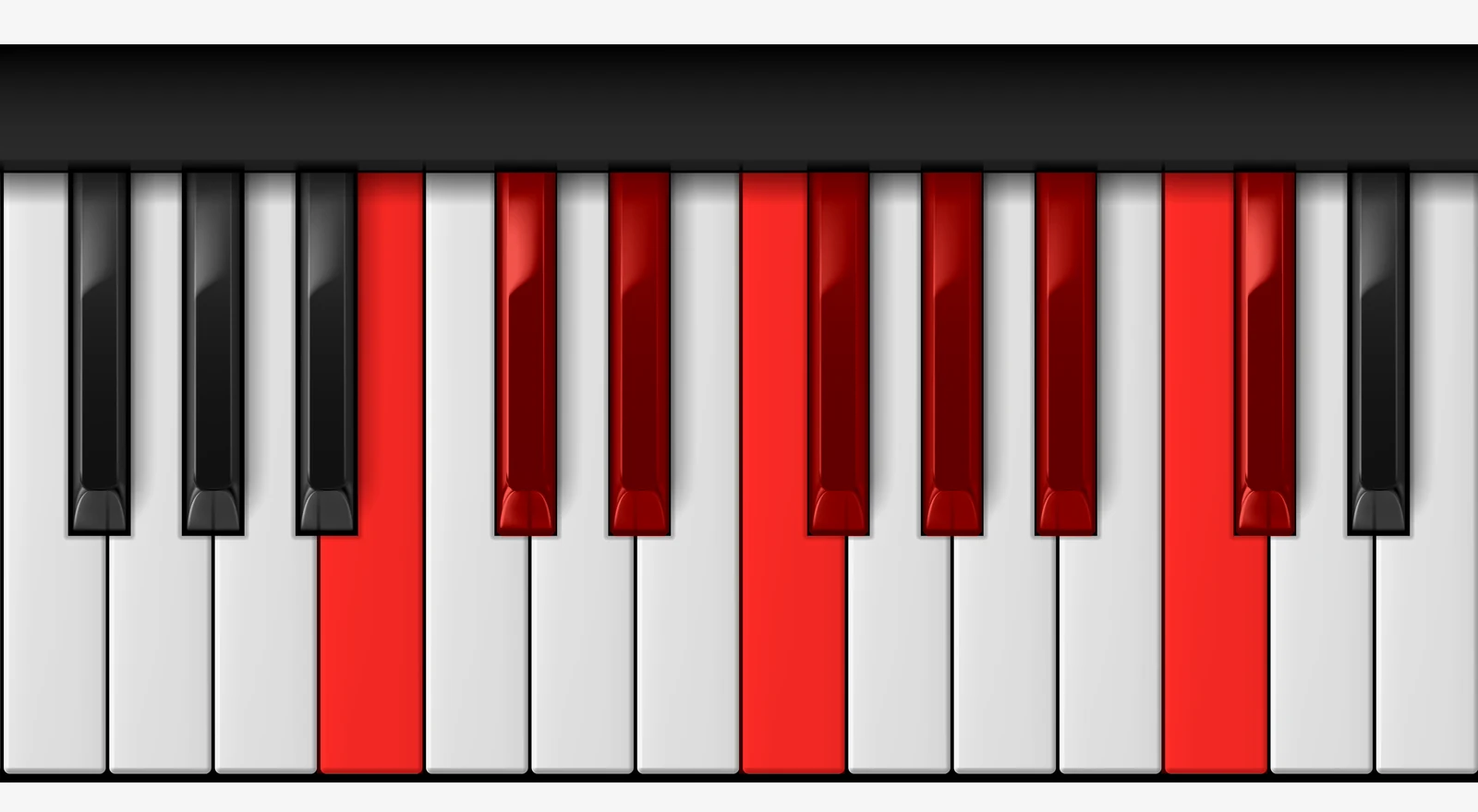 Db Dominant Bebop Scale on piano — Db, Eb, F, Gb, Ab, Bb, Cb, C, Db