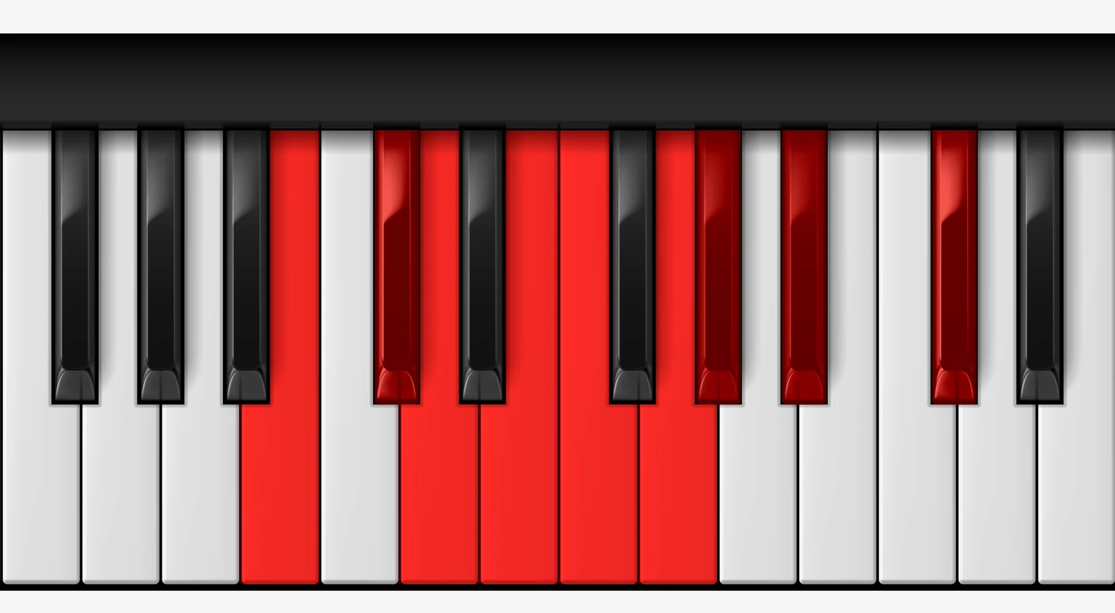 Db Half-Whole Diminished Scale on piano — Db, Ebb, Fb, F, Abb, Ab, Bb, Cb, Db