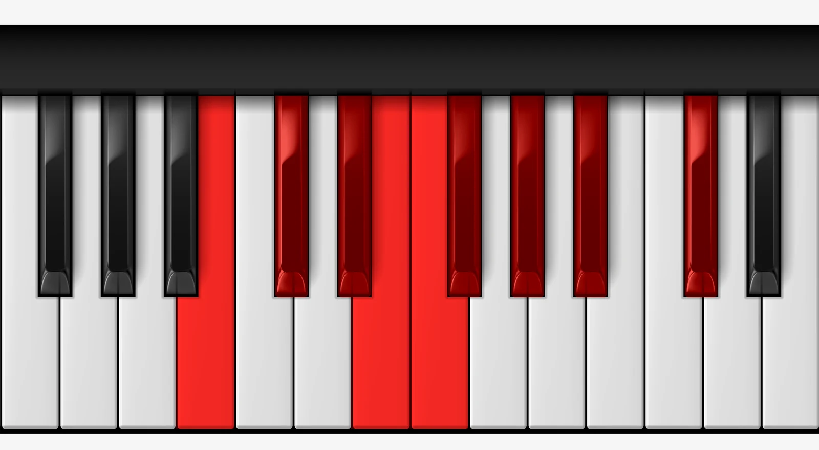 Db Minor Bebop Scale on piano — Db, Eb, Fb, F, Gb, Ab, Bb, Cb, Db