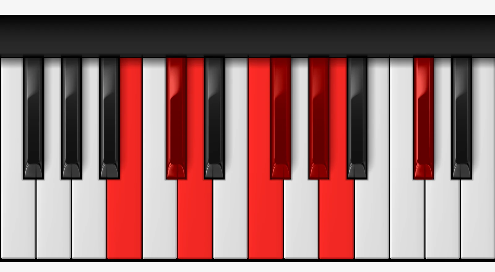Db Phrygian Dominant Scale on piano — Db, Ebb, F, Gb, Ab, Bbb, Cb, Db