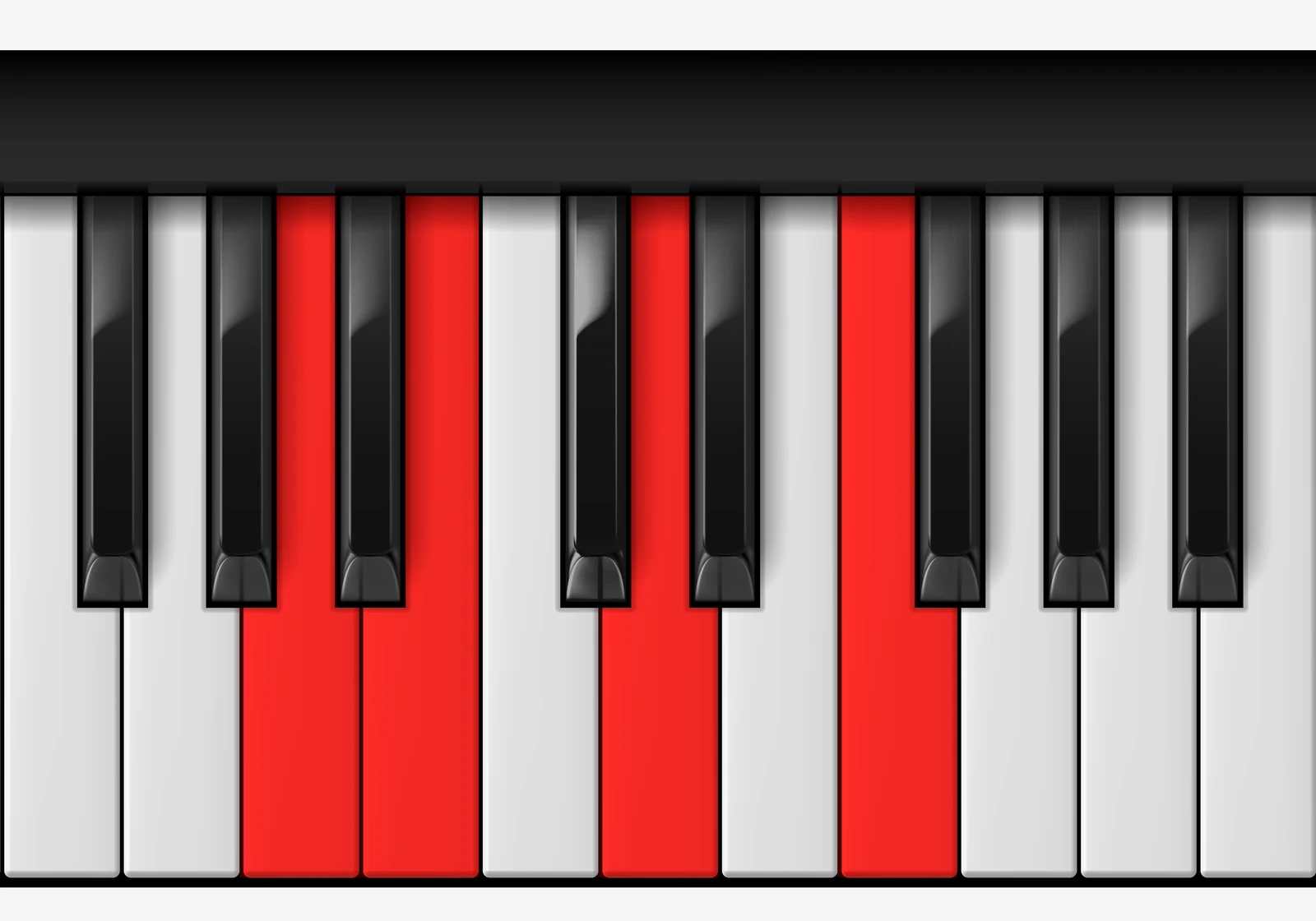 D Minor 6th piano chord, 2nd inversion — A, B, D, F