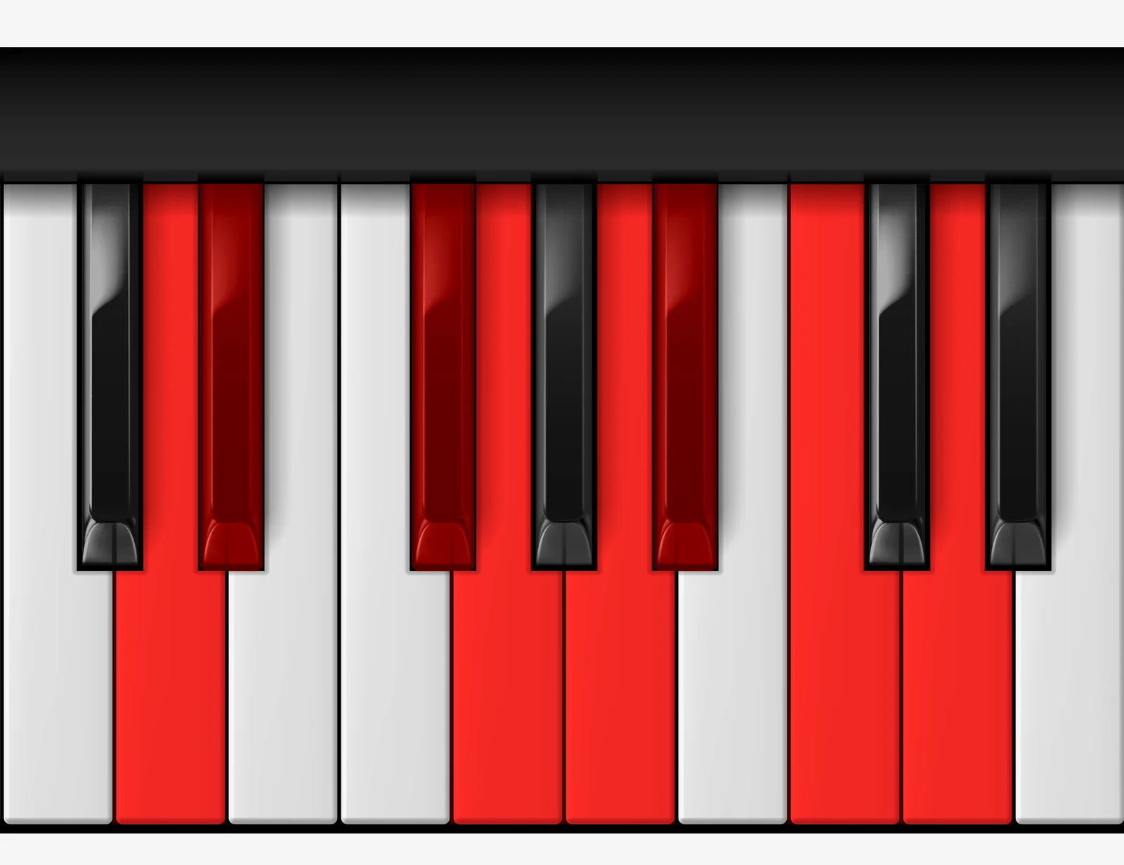 D Phrygian Dominant Scale on piano — D, Eb, F#, G, A, Bb, C, D