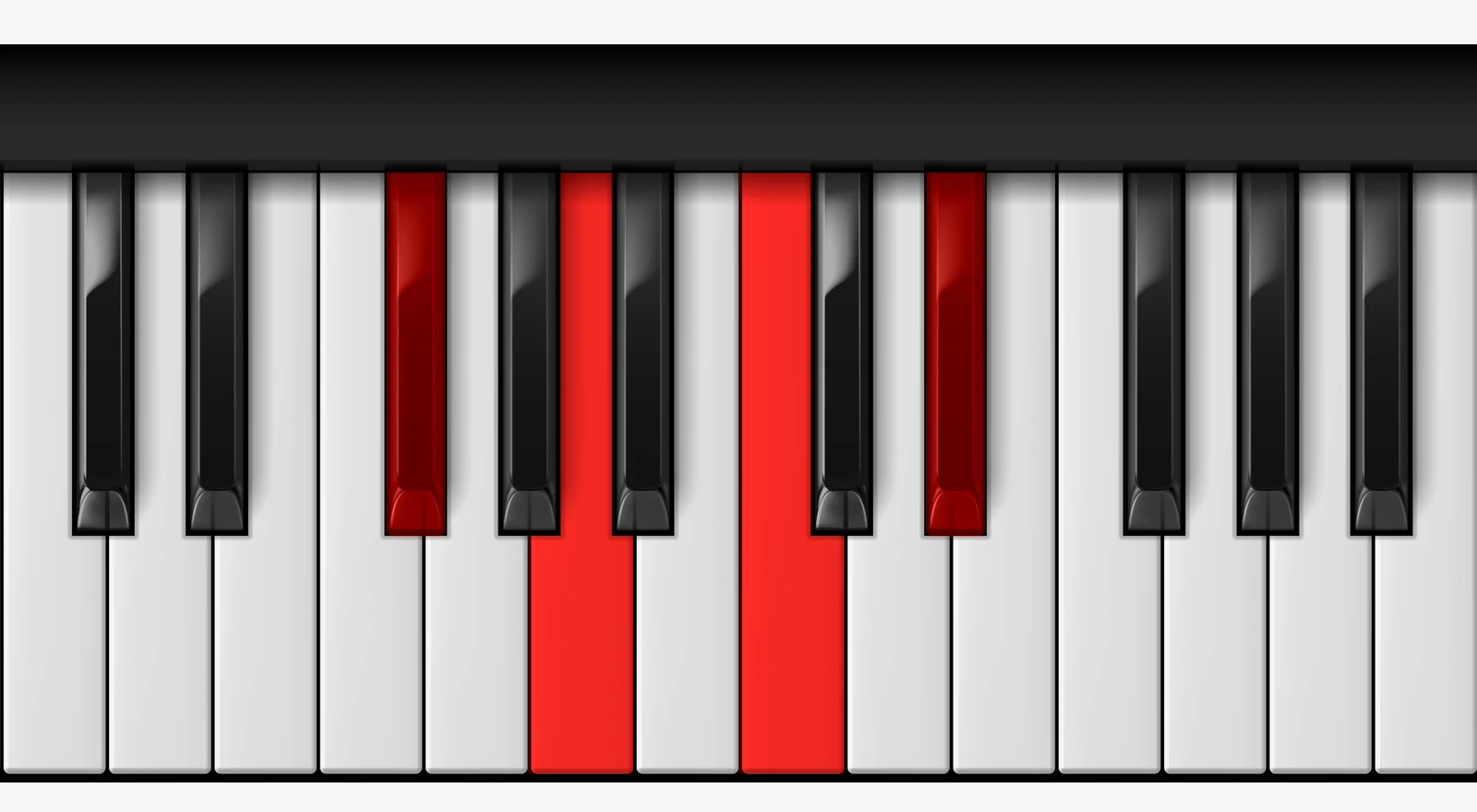 D# Diminished 7th piano chord, 1st inversion — F♯, A, C, D♯
