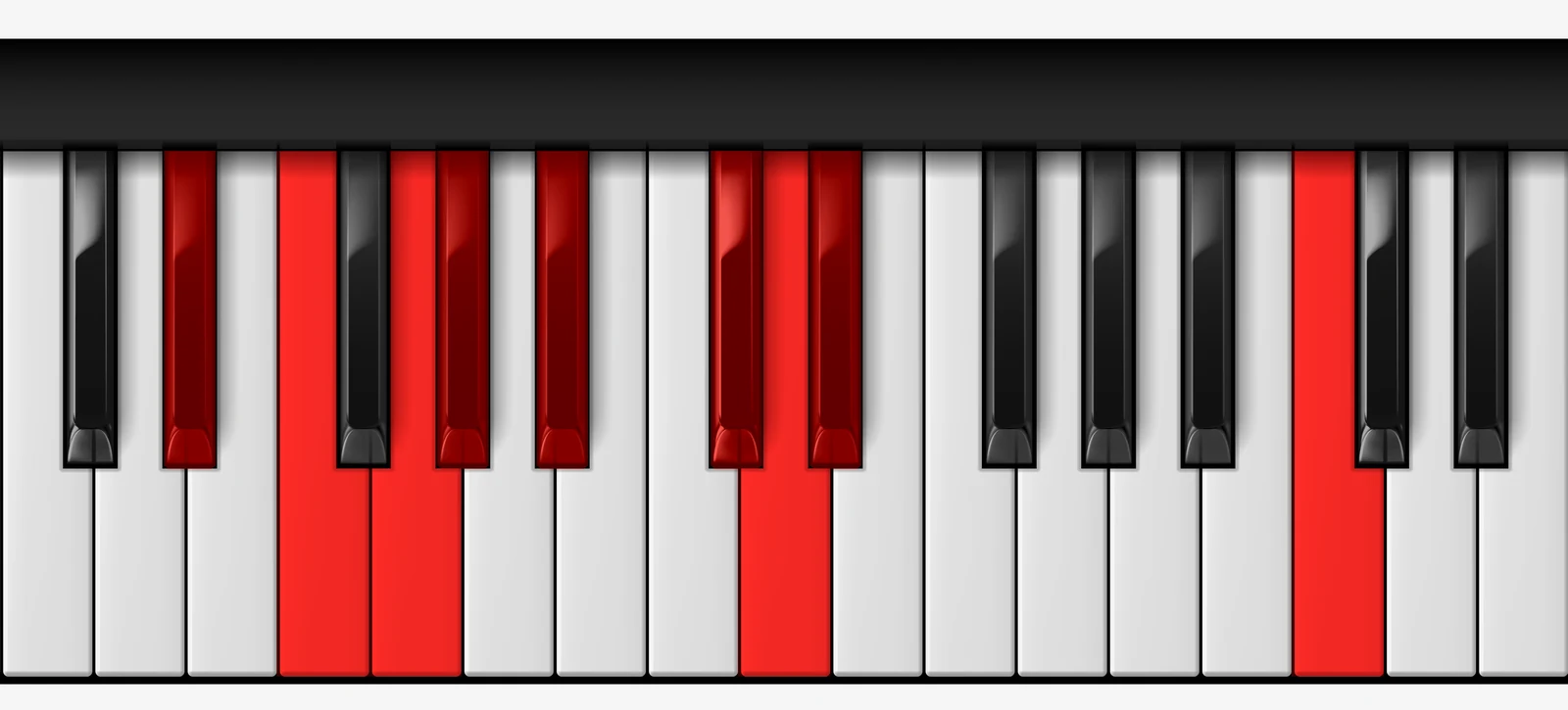D# Dominant Bebop Scale on piano — D#, E#, Fx, G#, A#, B#, C#, Cx, D#