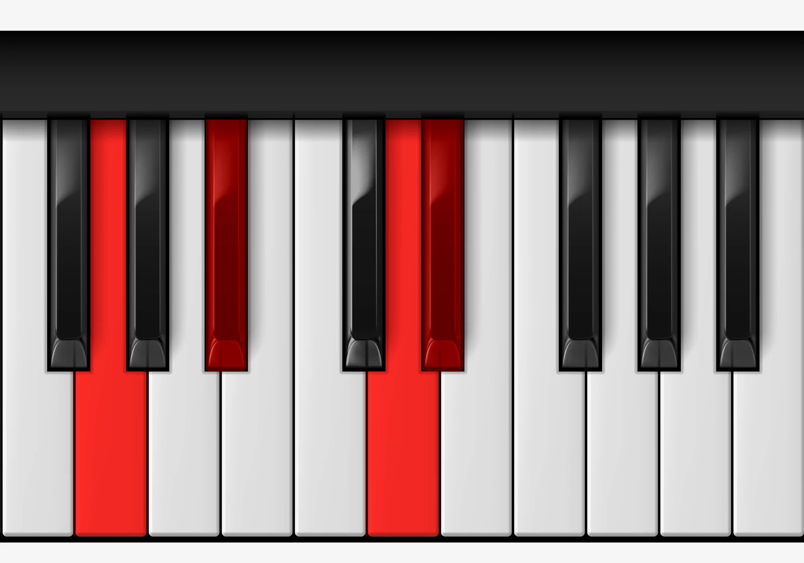 D# Major 7th piano chord, 1st inversion — Fx, A♯, Cx, D♯