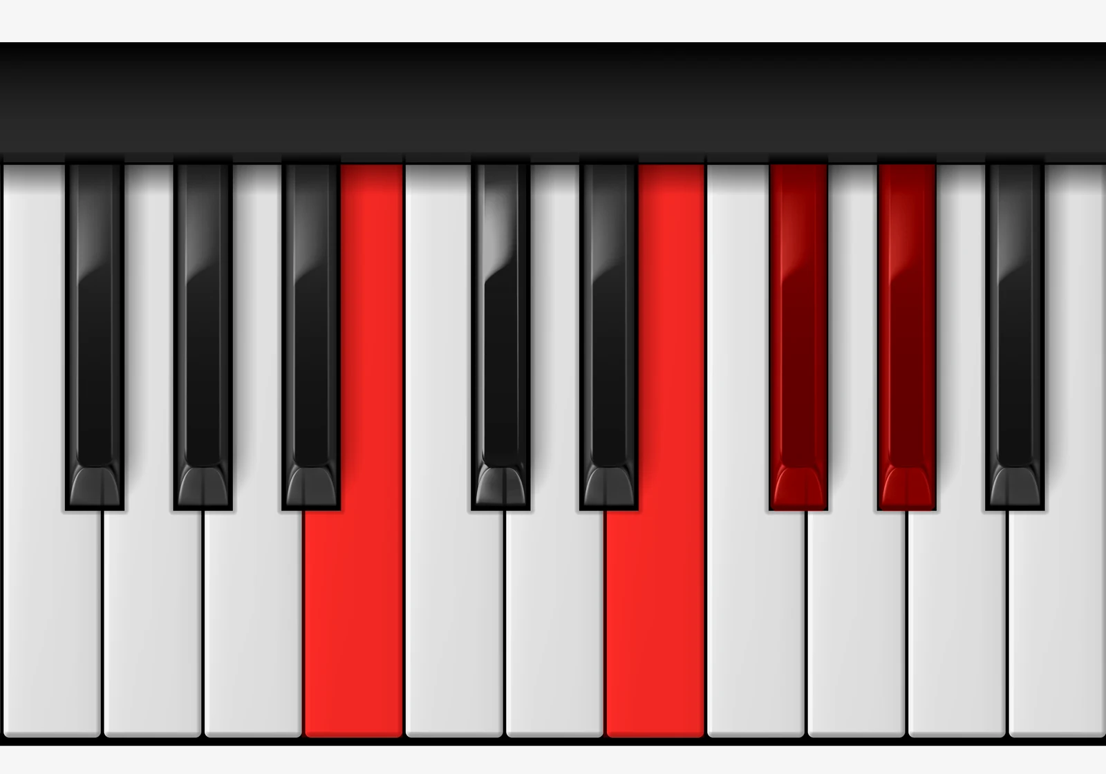 E Add 9 piano chord, 2nd inversion — B, E, F♯, G♯