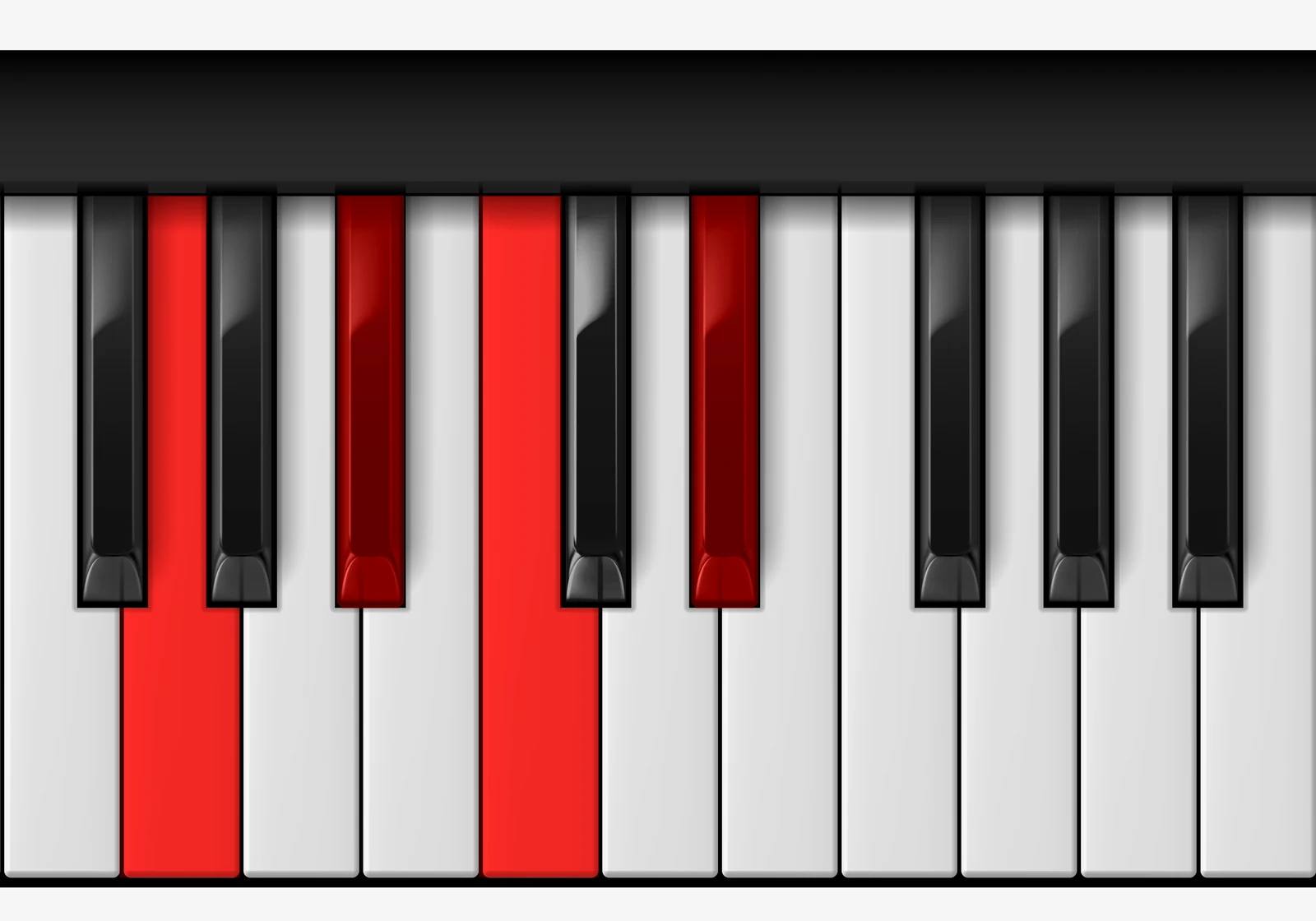 Eb Major 6 piano chord, 1st inversion — G, B♭, C, E♭