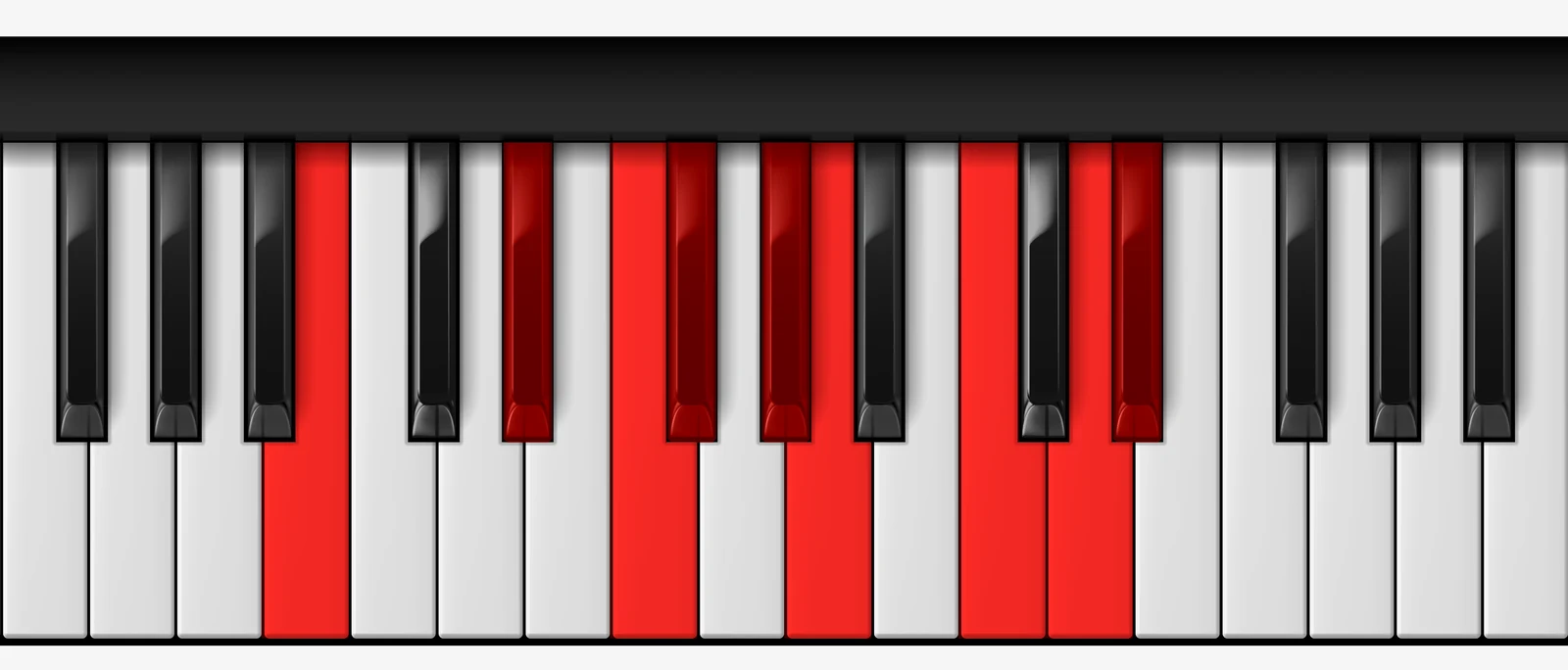 Eb Whole-Half Diminished Scale on piano — Eb, F, Gb, Ab, Bbb, Cb, C, D, Eb