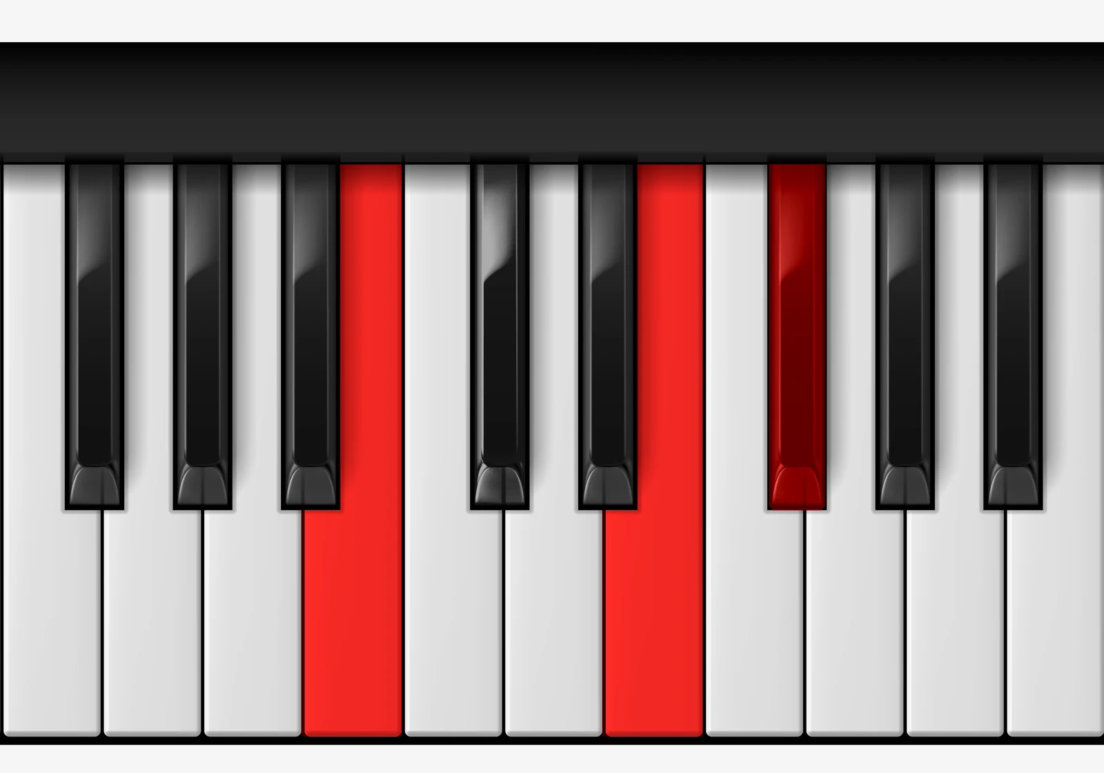 E Suspended 2nd piano chord, 2nd inversion — B, E, F♯