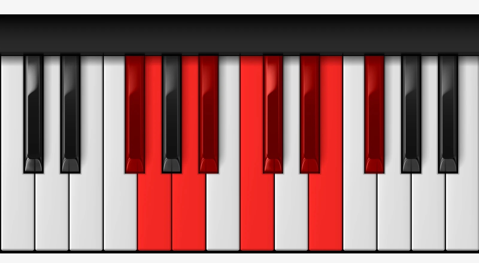 Gb Half-Whole Diminished Scale on piano — Gb, Abb, Bbb, Bb, Dbb, Db, Eb, Fb, Gb
