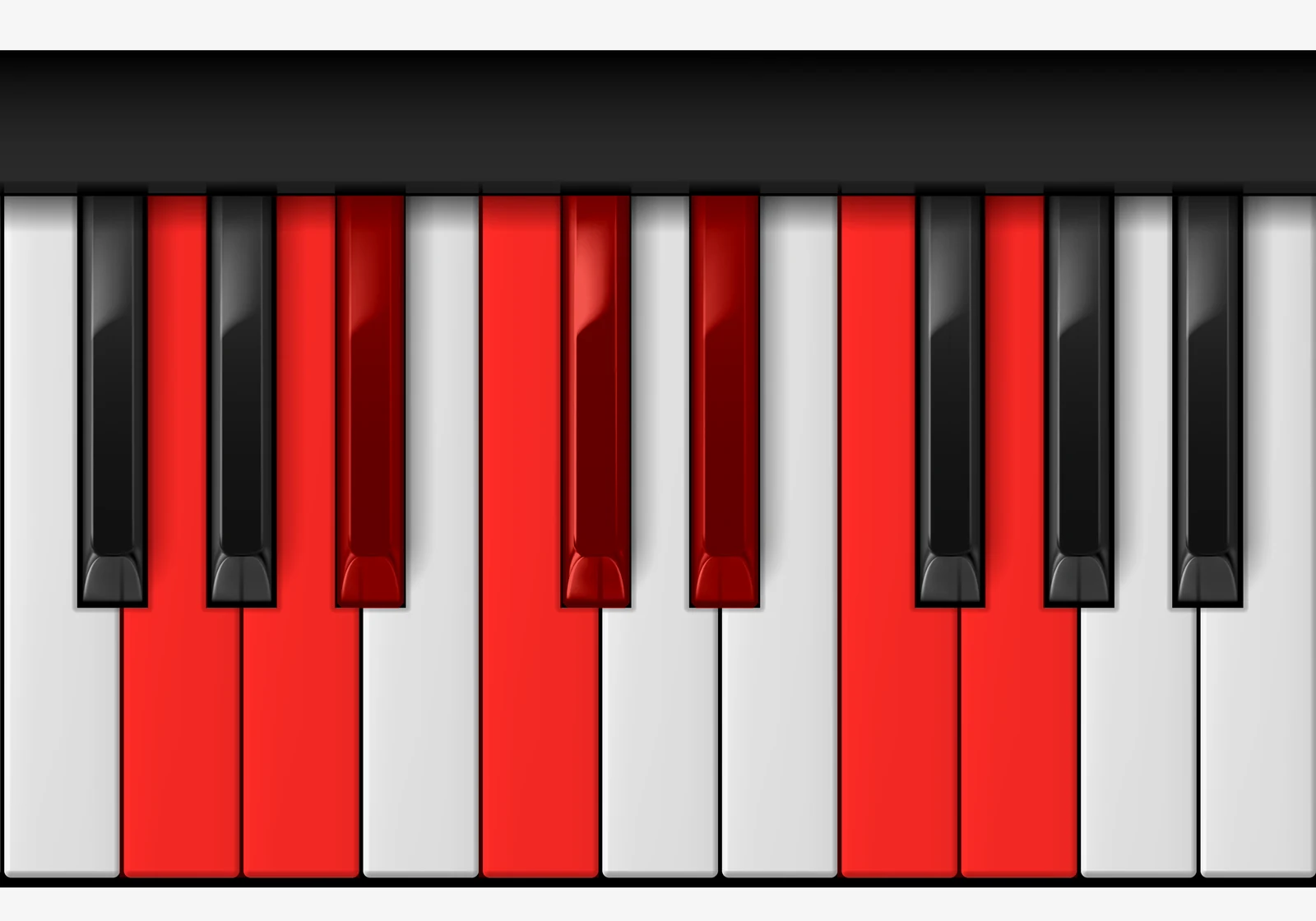 G Locrian Sharp 2 Scale on piano — G, A, Bb, C, Db, Eb, F, G