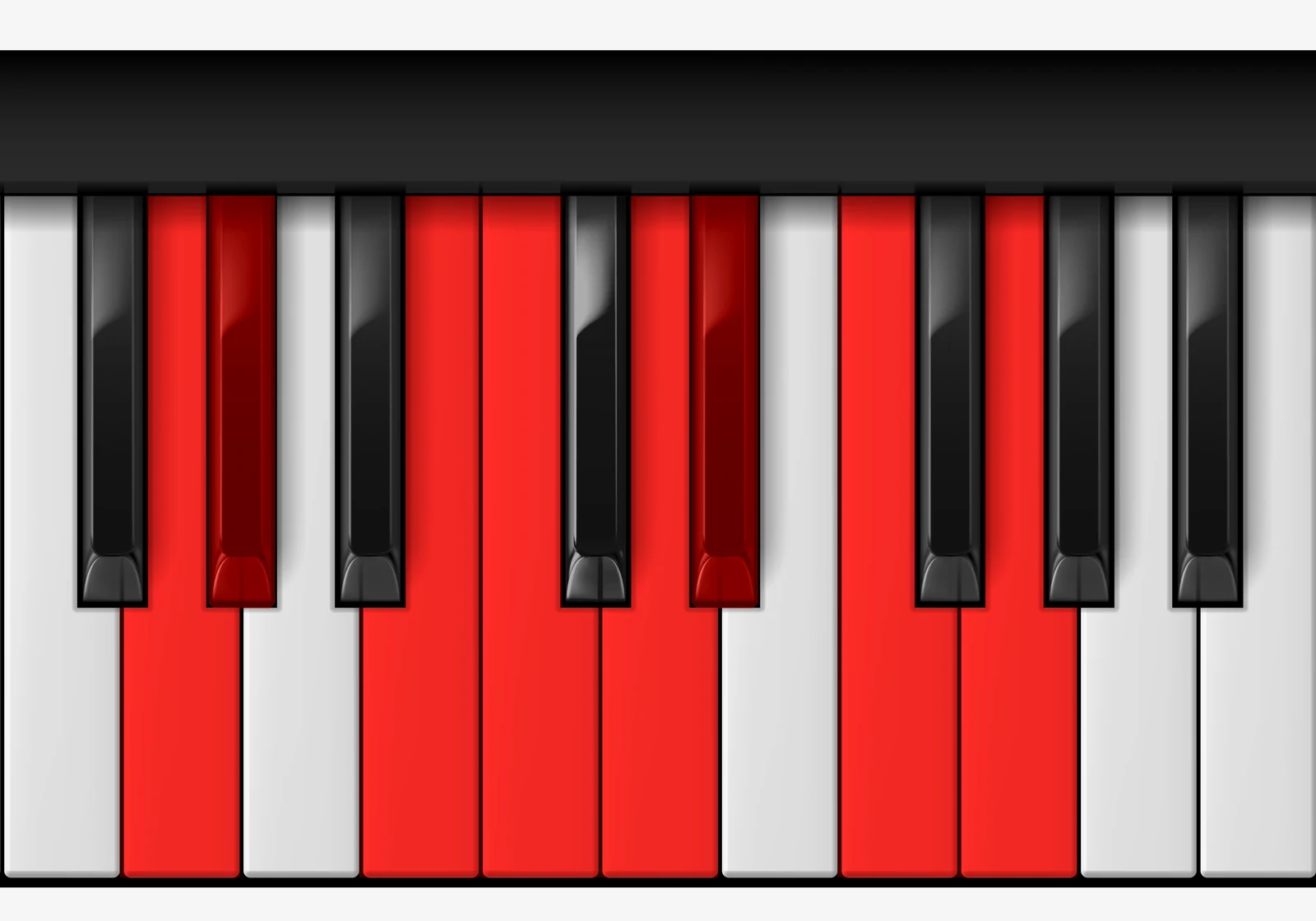 G Phrygian Dominant Scale on piano — G, Ab, B, C, D, Eb, F, G