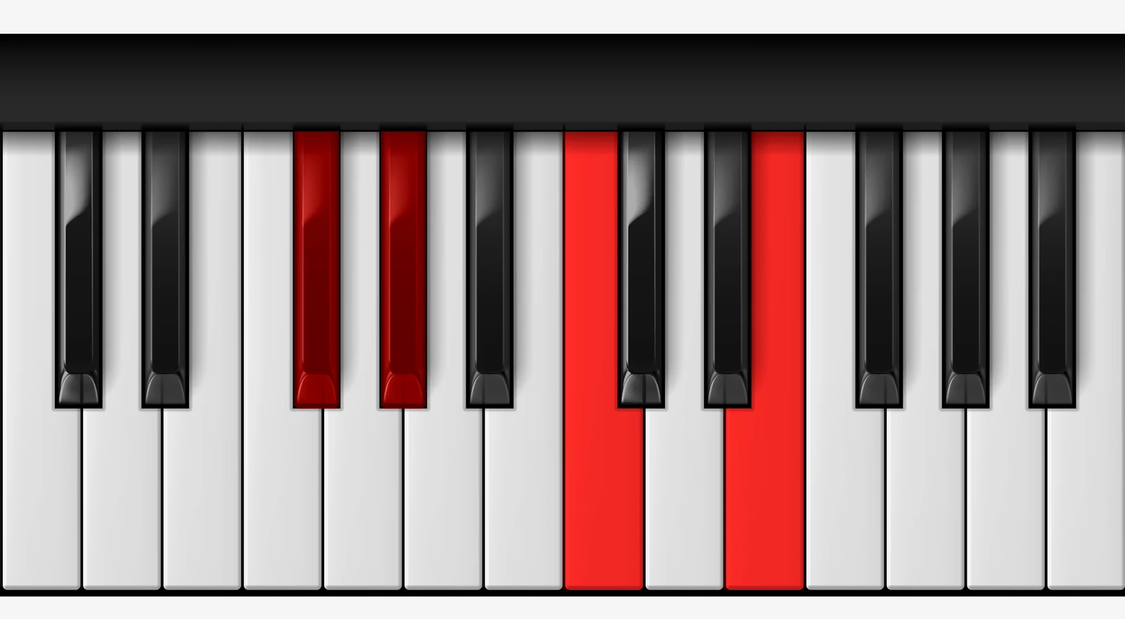 G# 7♯5 piano chord, 3rd inversion — F♯, G♯, B♯, Dx