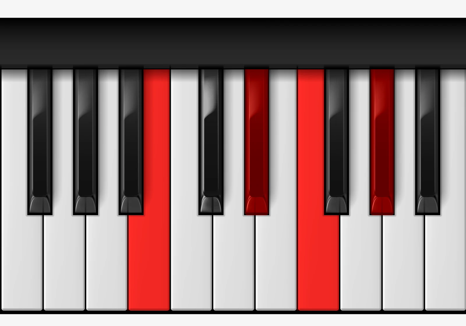 G# Minor 6th piano chord, 1st inversion — B, D♯, E♯, G♯
