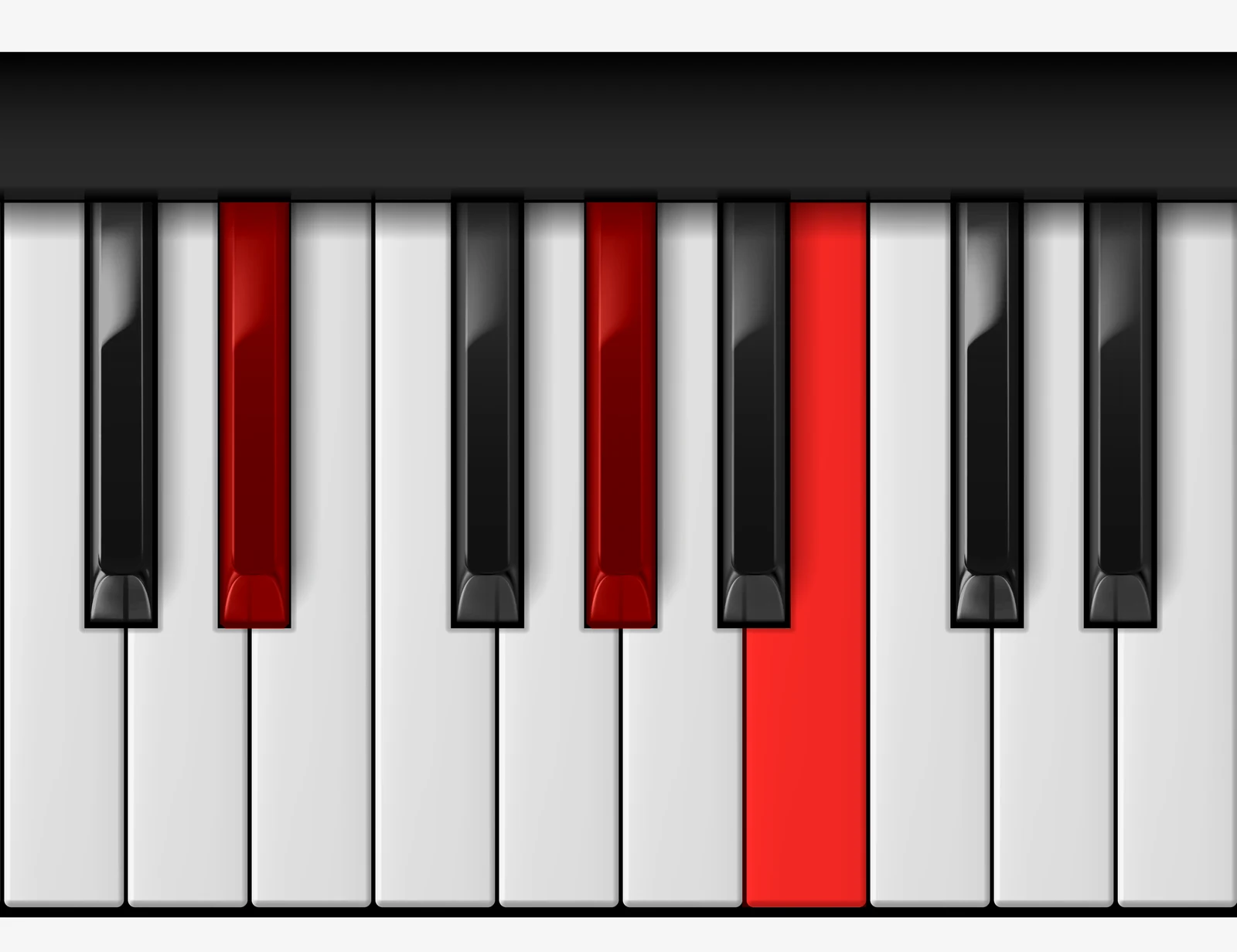 G# Minor piano chord, 2nd inversion — D♯, G♯, B