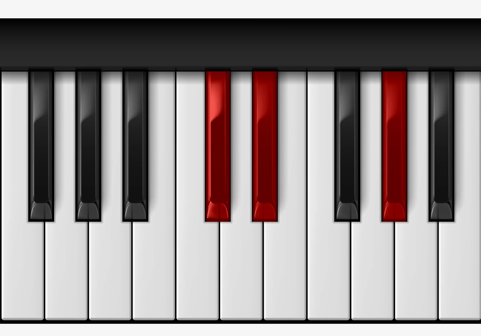 G# Suspended 4th piano chord, 1st inversion — C♯, D♯, G♯